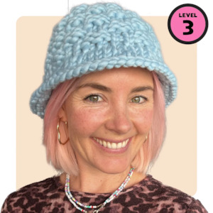 // Merino Knit Kit // Kate Moss Bucket Hat