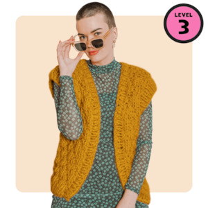 // Merino Knit Kit // Quilty Cardi Vest