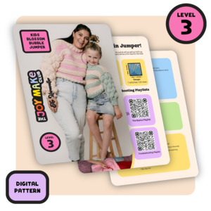 Kiddies: // Digital Pattern // Kids Blossom Bubble Jumper