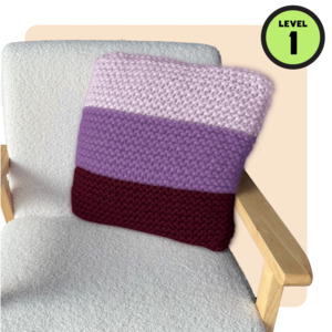 Pattern Books: DIGITAL PATTERN // Tri-colour Cushion Cover