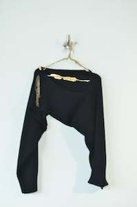 Bespoke: Seven of 24 U Possum Arms –  Skull with Rainbow Tassels w GEMMA SYME