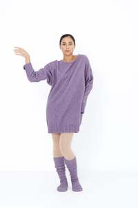 Possum Merino Permanent Collection: U Dress - Lavender (PRE-ORDER)