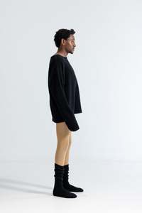 Possum Merino Permanent Collection: U Uni Crew - Azure