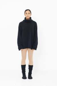 Possum Merino Permanent Collection: U Uni Turtle -Black