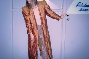 Lollies 1: Lollies Long Jacket - Terracotta