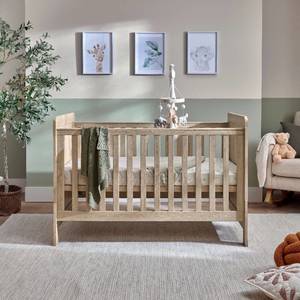 Mamas and Papas Atlas Oak Cot | Toddler Bed *CLEARANCE*