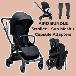 End Of Season Sale: Mamas and Papas Airo Black Bundle