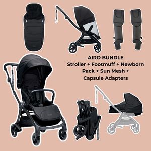 End Of Season Sale: Mamas and Papas Airo Black Complete Bundle