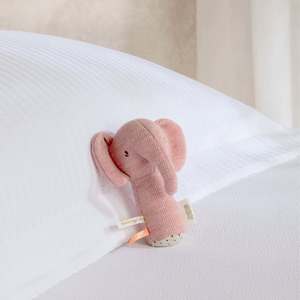 Mamas and Papas Edie Elephant Mini Rattle