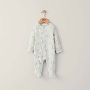 All In Ones: Mamas and Papas Teddy Bear Onesie with Zip