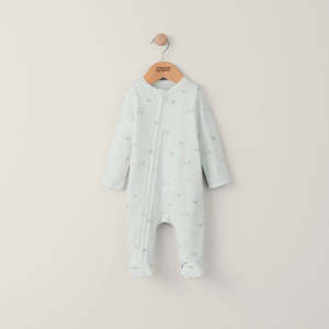 All In Ones: Mamas and Papas Stork Onesie with Zip