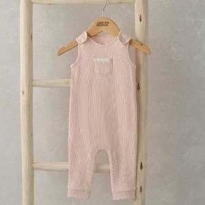 Rompers: Mamas and Papas Organic Cotton Pink Romper