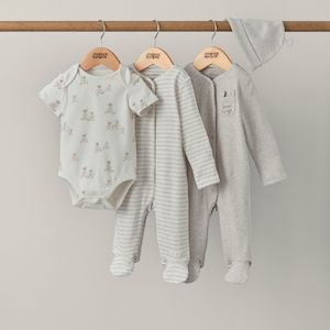 Clothing Sets: Mamas and Papas Teddy Bear Hug Set - 4 Piece Set