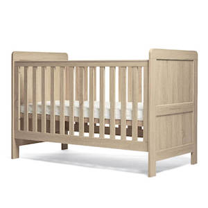 Cots Mattresses: Mamas and Papas Atlas Oak Cot | Toddler Bed