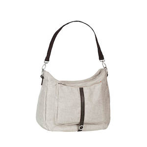Nappy Bags: Lassig Green Label Choco Melange Shoulder Nappy Bag