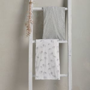 Show10: Mamas and Papas Elephant Cotbed Fitted Sheet (Pack of 2)