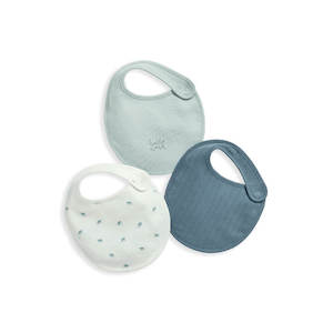 Bibs: Mamas and Papas Turtle Bibs - 3 Piece Pack