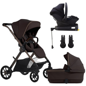 Stroller Bundles: Silver Cross Reef 2 + Carry Cot + Simplicity Capsule Bundle - Ganache- Stock ETA is Mid March, Pre-Orders opening soon.