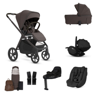 Silver Cross Cove 2 All-Terrain Stroller Ultimate 360 Family Car Seat Bundle - C&hellip;