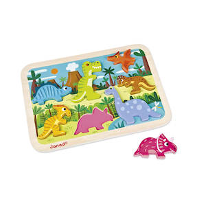 Janod Dinosaur Collection: Janod Dinosaur Chunky Puzzle