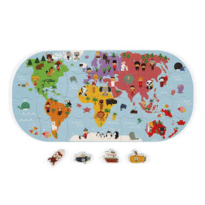 Janod Bath Toys Collection: Janod Bath Explorers Map