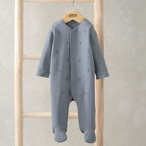 All In Ones: Mamas and Papas Embroided Hot Air Balloon Onesie