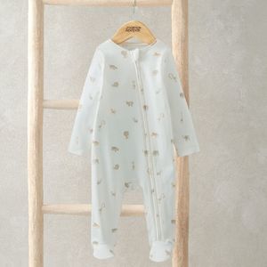 Mamas and Papas Born to be Wild Safari Onesie with Zip