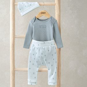 Mamas and Papas Hot Air Balloon Bodysuit, Leggings & Hat - 3 Piece Set