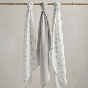 Mamas and Papas Large Elephant Muslin Set - 3 Pack