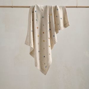 Born To Be Wild Safari Nursery Theme: Mamas and Papas Bobble Knitted Blanket