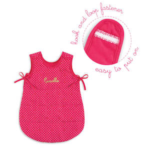 Eos Toys: Corolle Cherry Red Sleeping Bag - 36cm