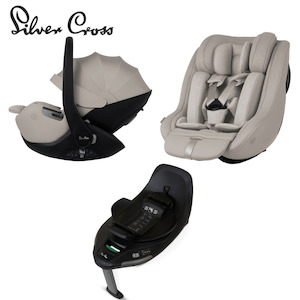 Silver Cross: Silver Cross Glide Plus 360 Infant Capsule Car Seat + Approach Plus 360 Car Seat  + Base 360 Bundle **Pre-Order, Early July Dispatch**