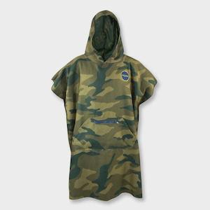 Boys Swimwear: DRI-TIMES Camo Poncho - Youth