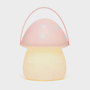 LITTLE BELLE Fairy House Carry Lantern - Pink & White