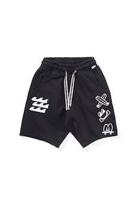 Munster - Branded Short Black