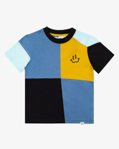 BAND OF BOYS - COLOUR BLOCK HARLEQUIN SS TEE