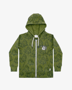 Band Of Boys 1: BAND OF BOYS - FOREST ON REPEAT ZIP HOOD
