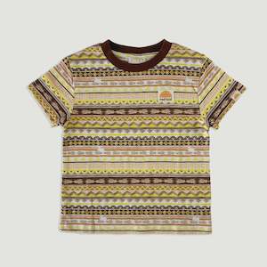 Banabae: BANABAE SPOOKIES STRIPE HEMP TEE