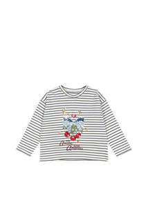 Baby Toddler 0 3: KONGES SLØJD - LIN LS TEE AMARENA