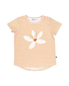 Black Friday Sale: RADICOOL -  ORANGE BLOSSOM STRIPE TEE