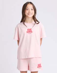 EVE GIRL - SPORTS CLUB TEE PALE PINK