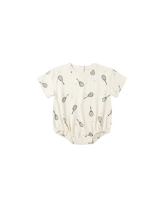 Rylee Cru: RYLEE + CRU - RELAXED BUBBLE ROMPER TENNIS