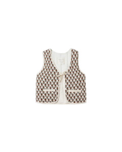 Rylee Cru: RYLEE + CRU - QUILTED VEST HARVEST FLORAL