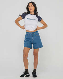 Rusty: RUSTY - CYPRUS HIGH DENIM SHORT TEEN