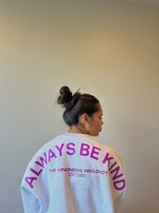 Products: Mental Health Crewneck - The Kindness Project Aotearoa Raise Kind Humans