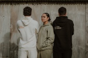 Products: Kia Ngāwari Adult Hoodie - The Kindness Project Aotearoa Raise Kind Humans