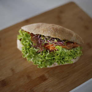 Filled Sourdough Ciabatta Roll