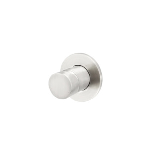 Meir Brushed Nickel: Meir Round Pinless Wall Mixer | Brushed Nickel