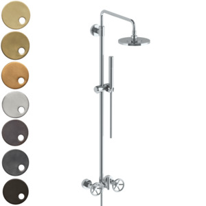 The Watermark Collection Brooklyn Exposed Deluge Shower & Hand Shower Set