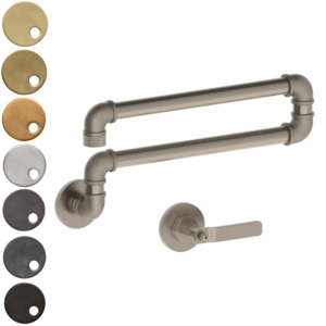 The Watermark Collection Elan Vital Wall Mounted Articulated Kitchen Spout & Mixer